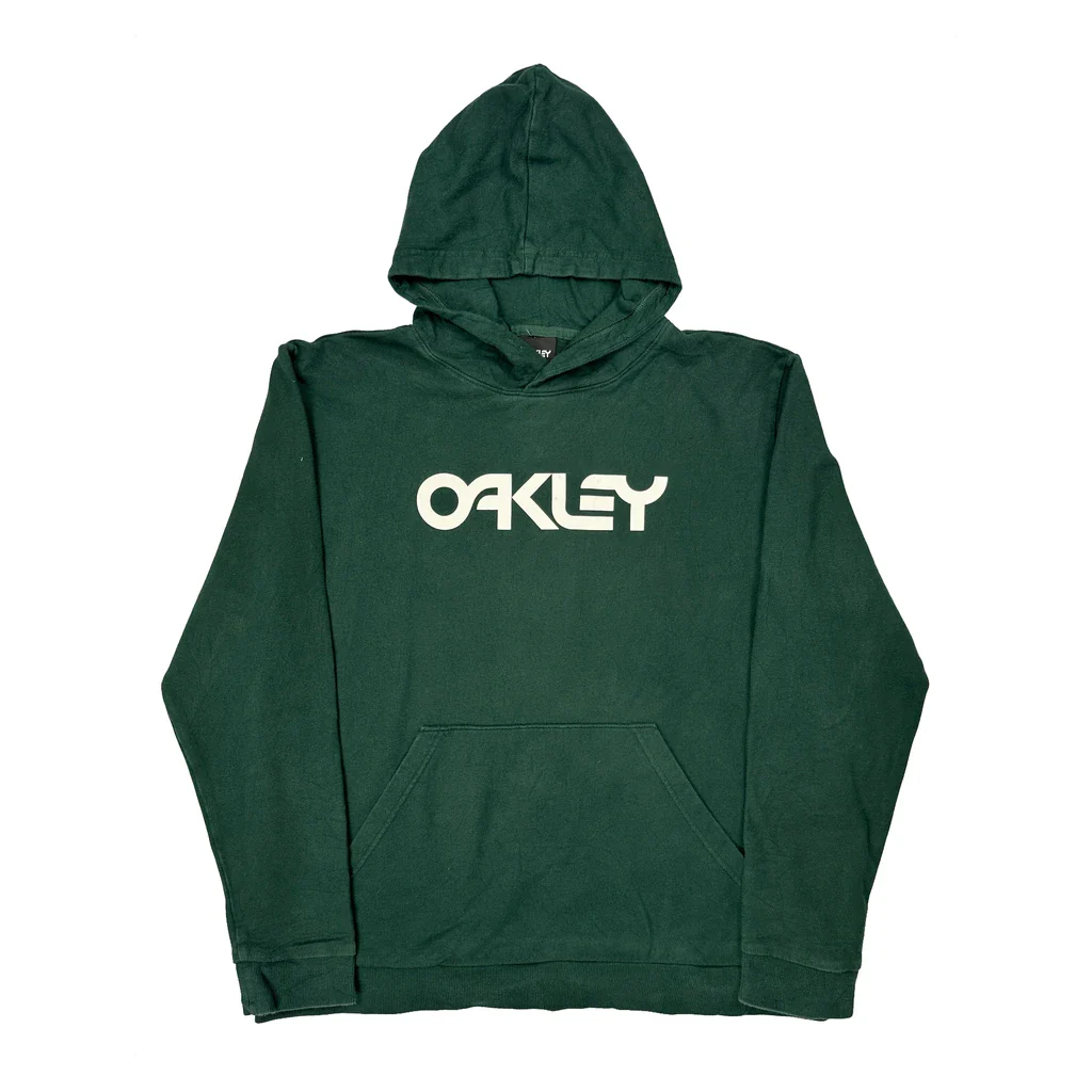 Oakley Hoodie - Large Green Cotton