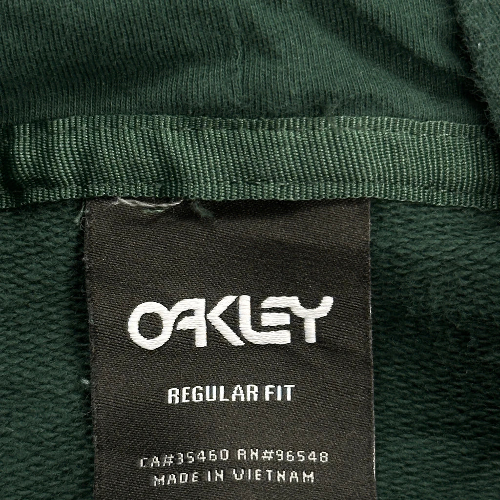 Oakley Hoodie - Large Green Cotton - Image 4