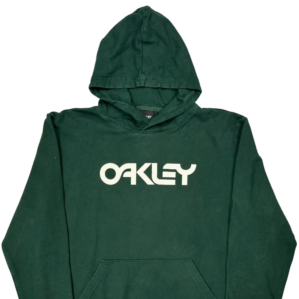 Oakley Hoodie - Large Green Cotton - Image 6
