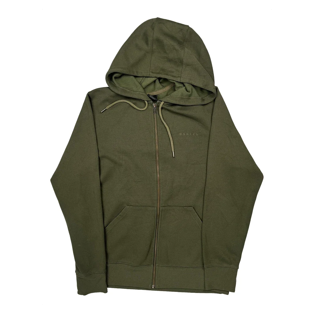 Oakley Hoodie - Large Green Cotton