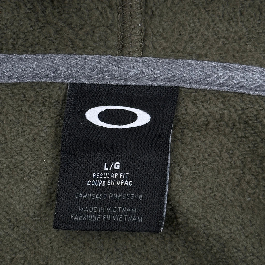 Oakley Hoodie - Large Green Cotton - Image 3