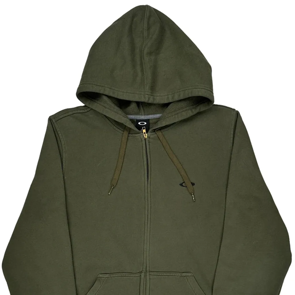 Oakley Hoodie - Large Green Cotton - Image 4