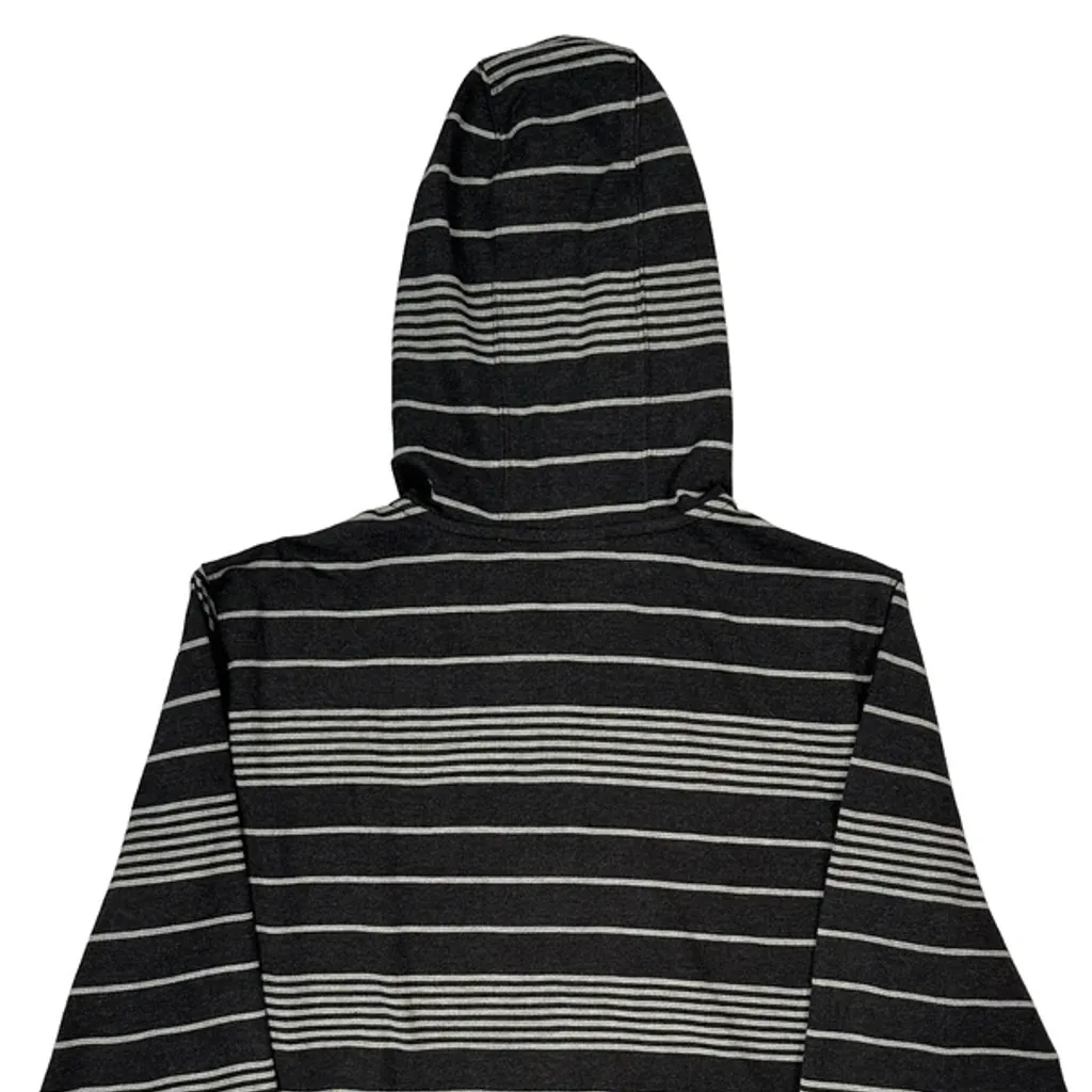 Oakley Striped Long Sleeve T-Shirt - Medium Black Cotton - Image 7