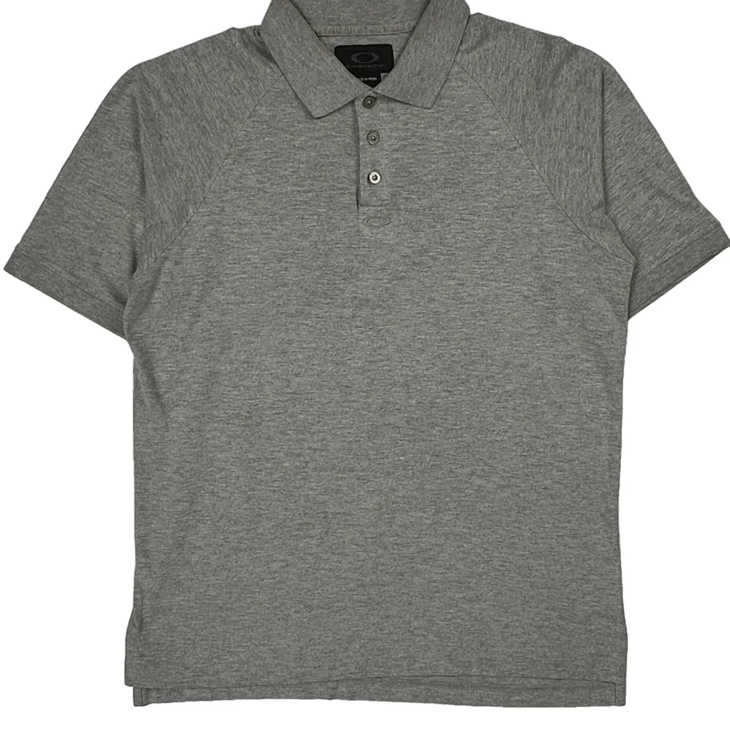 Oakley Polo Shirt - Medium Gray Cotton - Image 4
