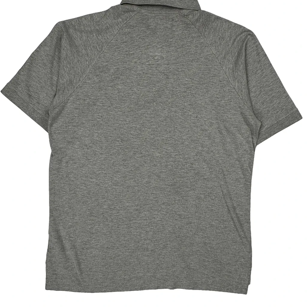 Oakley Polo Shirt - Medium Gray Cotton - Image 7