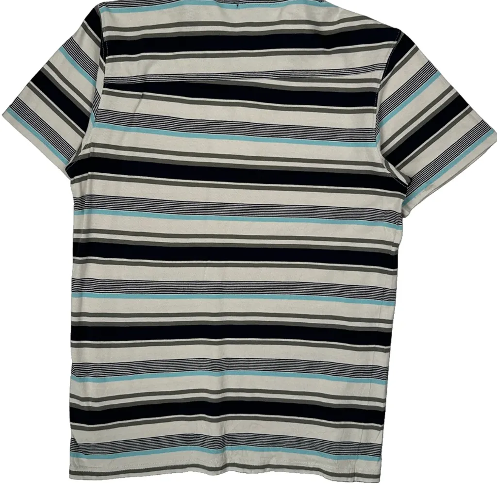 Oakley Striped Polo Shirt - Medium Multicoloured Cotton - Image 7