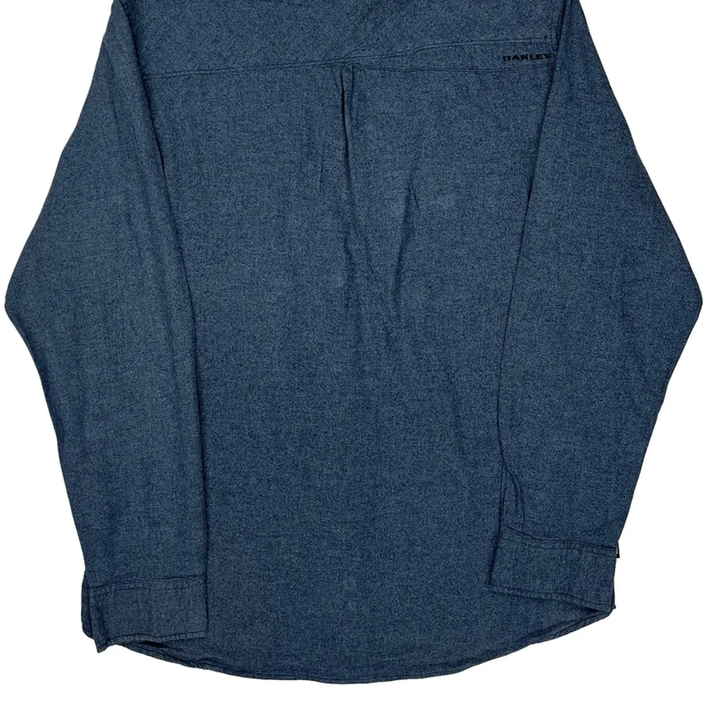 Oakley Shirt - Large Blue Cotton - Image 7