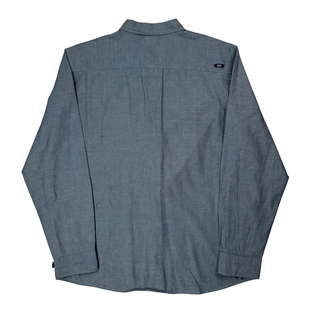 Oakley Shirt - XL Blue Cotton - Image 2