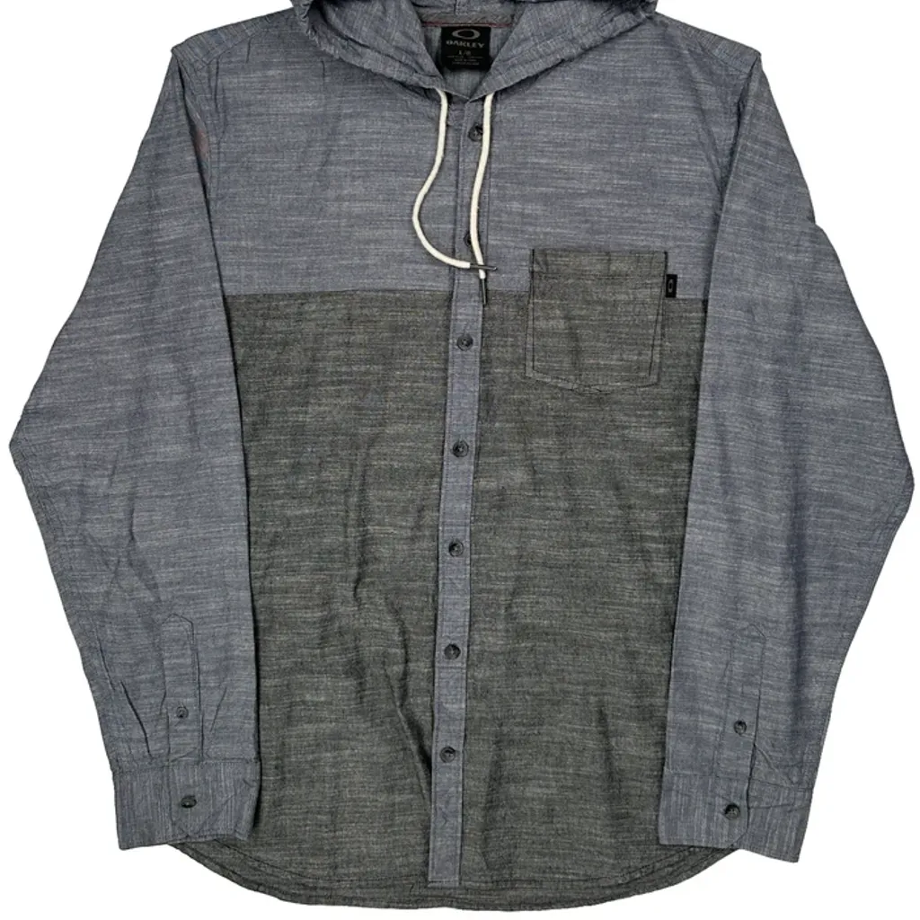 Oakley Shirt - Large Gray Cotton - Image 4