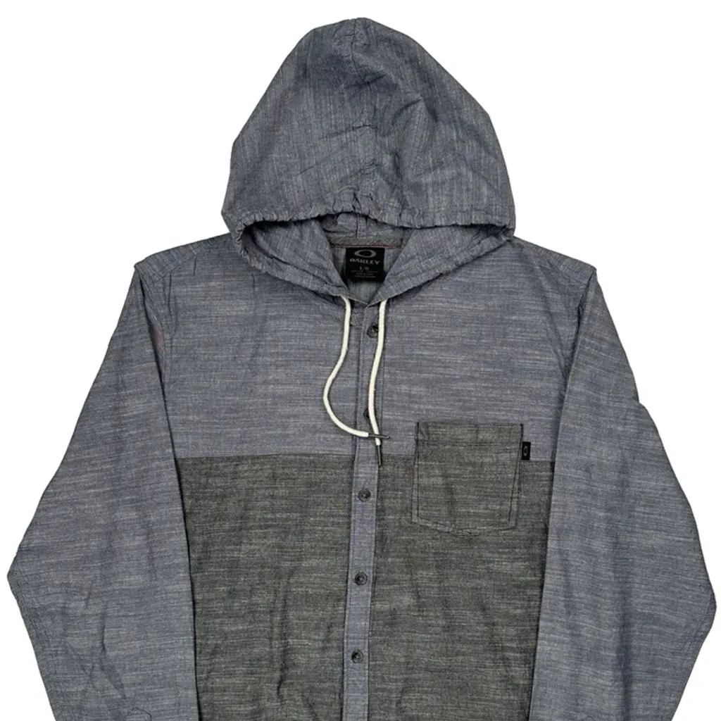 Oakley Shirt - Large Gray Cotton - Image 5