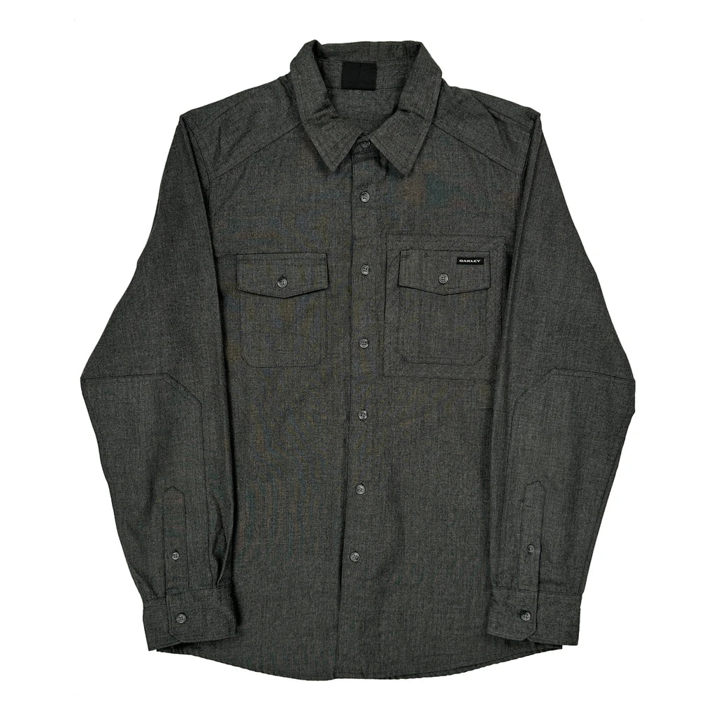 Oakley Shirt - Small Gray Cotton Blend