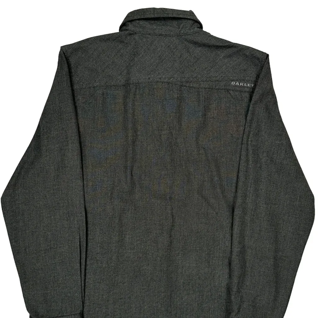 Oakley Shirt - Small Gray Cotton Blend - Image 7