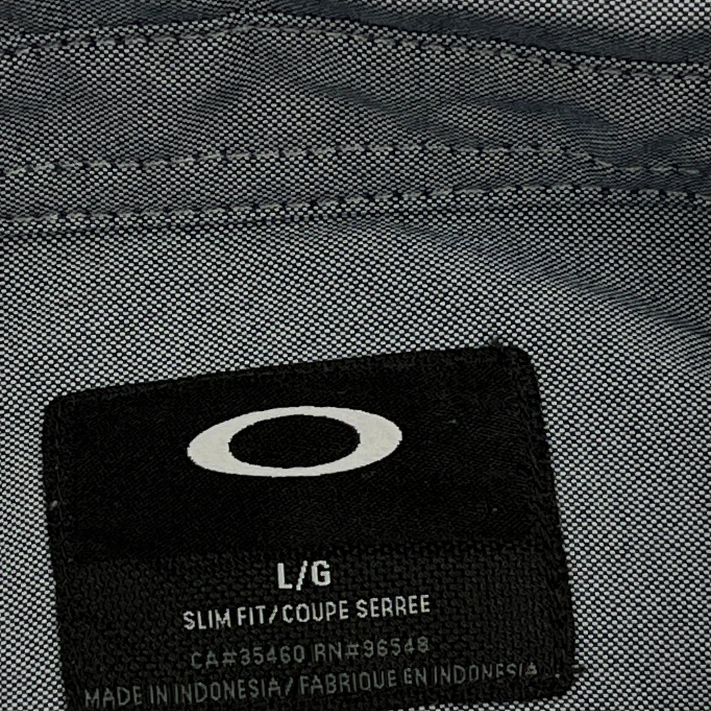 Oakley Slim Fit Shirt - Large Grey Cotton - Image 3