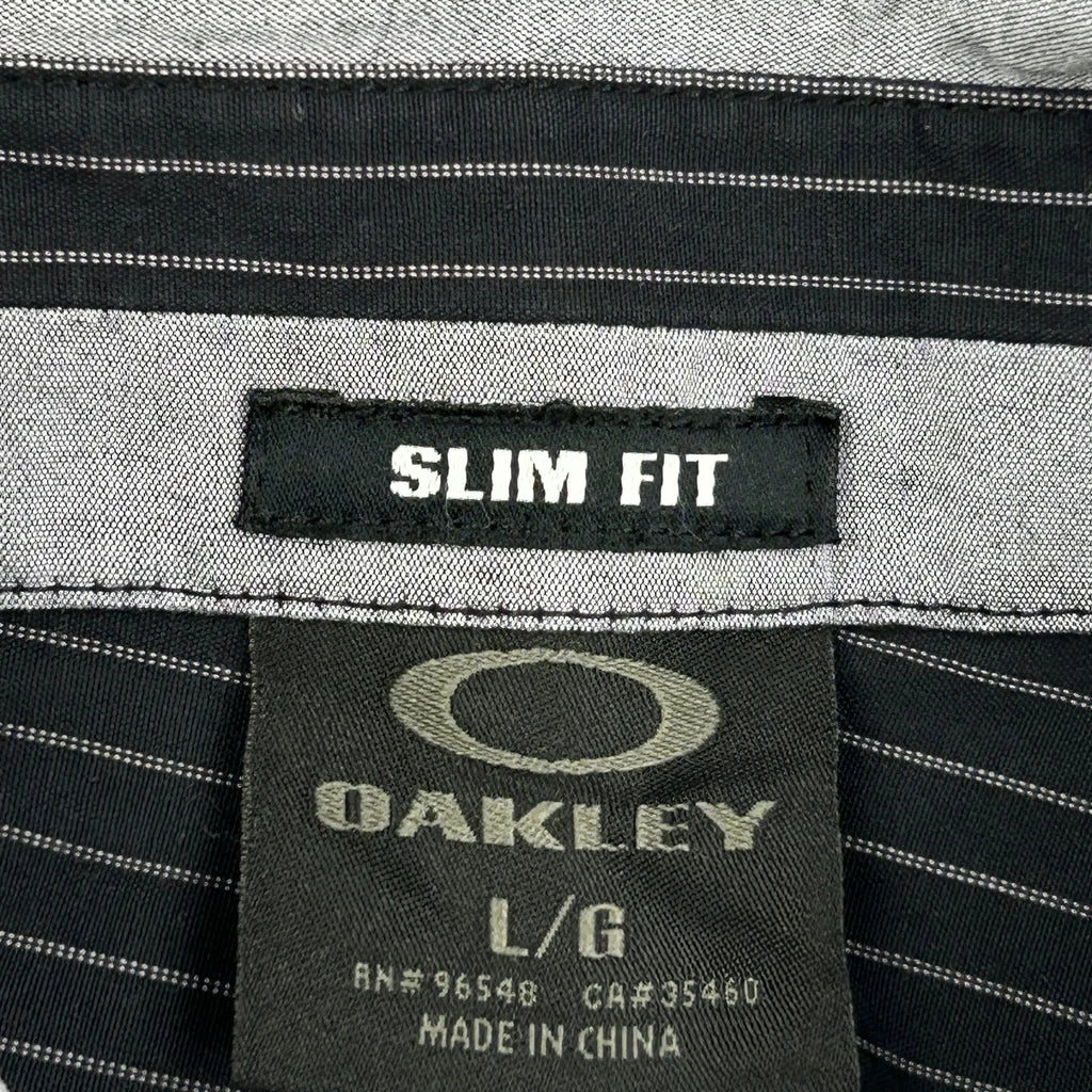 Oakley Slim Fit Shirt - Large Grey Cotton - Image 3