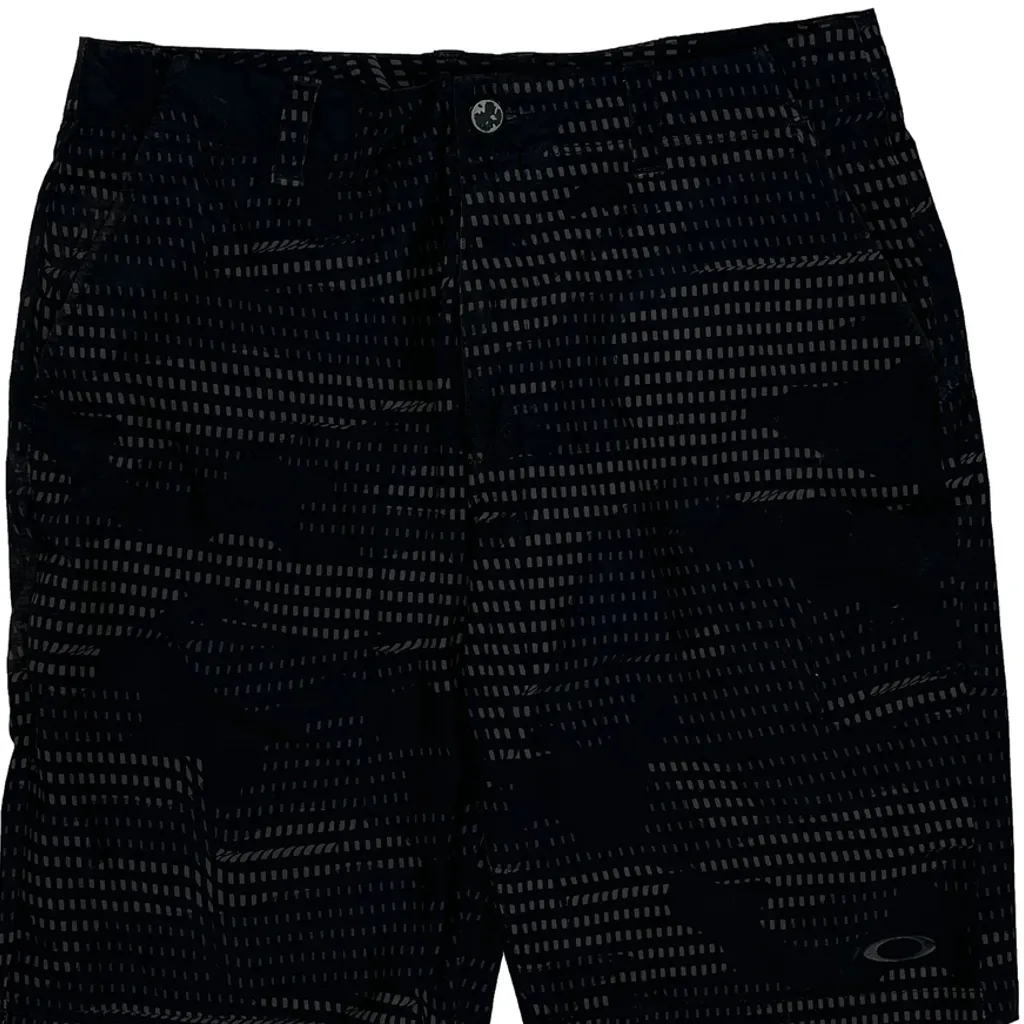Oakley Camo Shorts - 32W 10L Black Polyester - Image 10