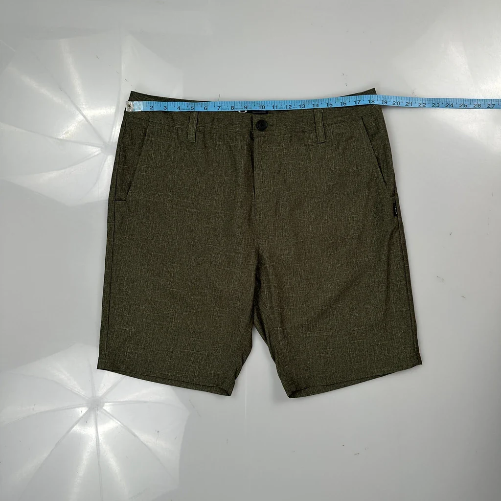 Oakley Shorts - 36W 11L Green Polyester - Image 3