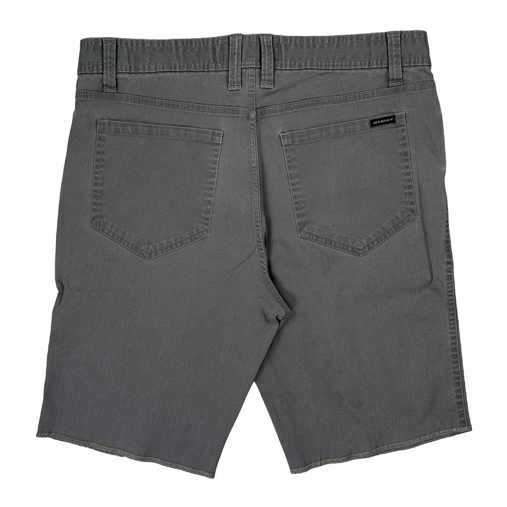 Oakley Slim Fit Shorts - 34W 10L Grey Cotton