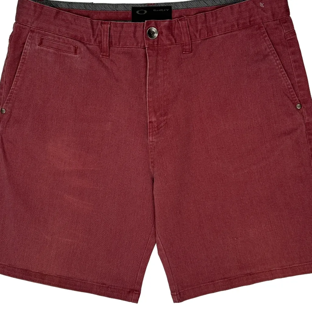 Oakley Shorts - 38W 10L Red Cotton - Image 10