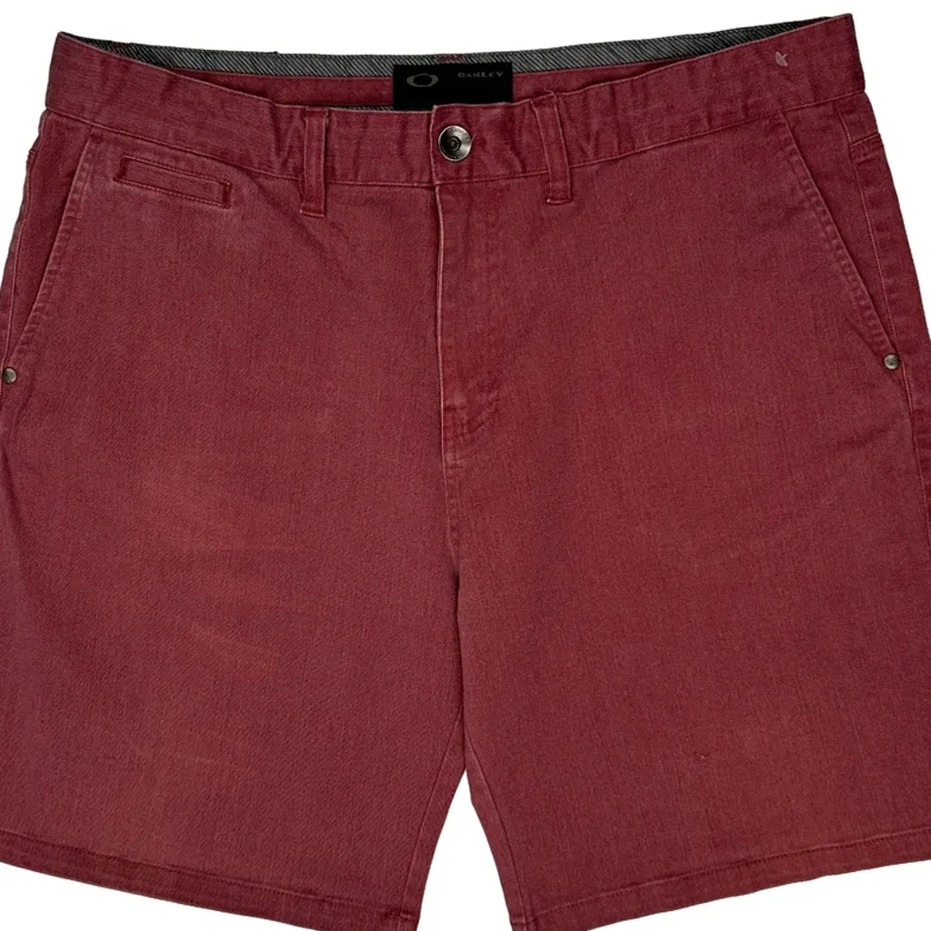 Oakley Shorts - 38W 10L Red Cotton - Image 9