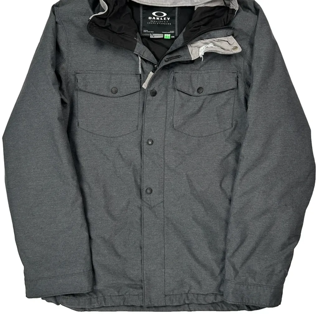 Oakley Ski Jacket - Large Grey Polyester - Image 4