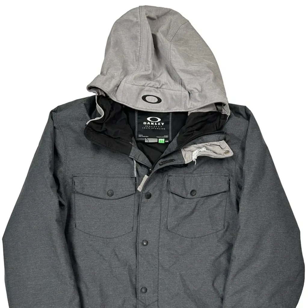 Oakley Ski Jacket - Large Grey Polyester - Image 5