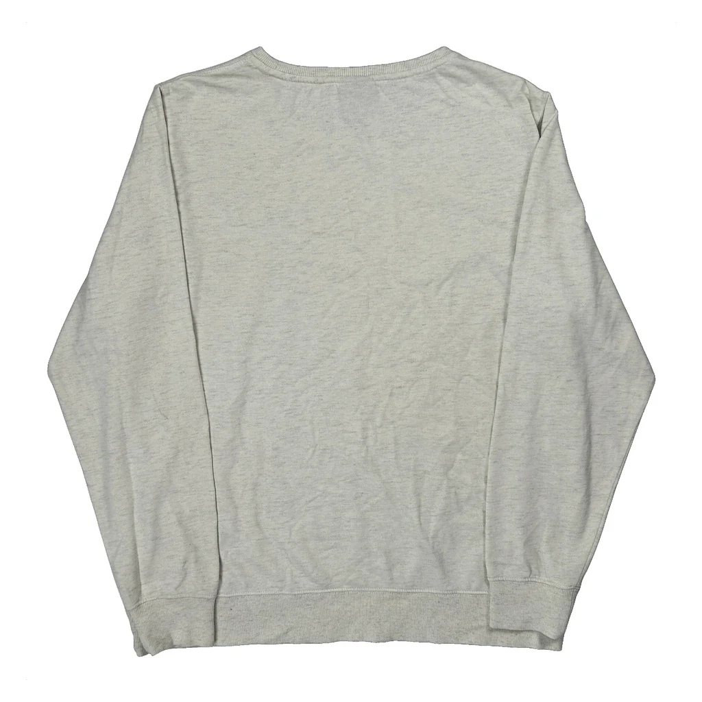 Oakley Slim Fit Sweatshirt - Large White Cotton - Image 2