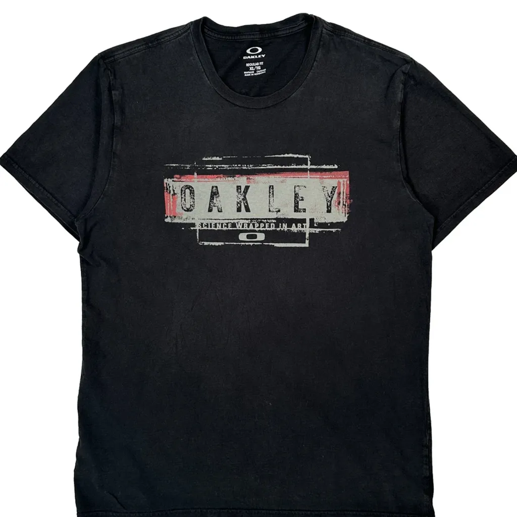 Oakley T-Shirt - XL Black Cotton - Image 4
