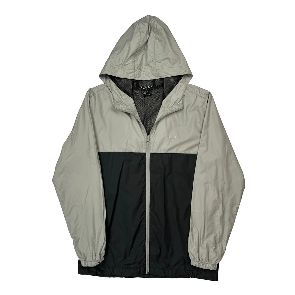 Oakley Windbreaker - Large Black Polyester
