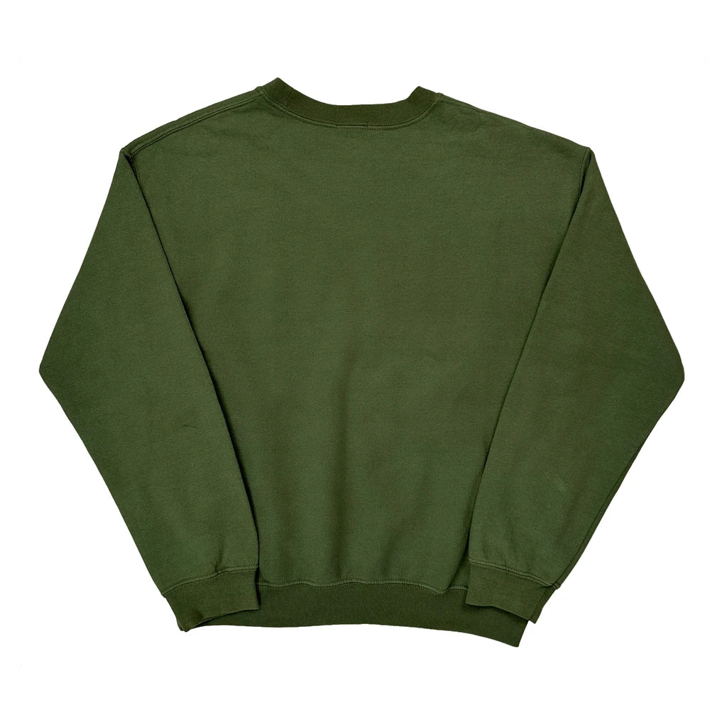 Obey Sweatshirt - Medium Green Cotton - Image 2