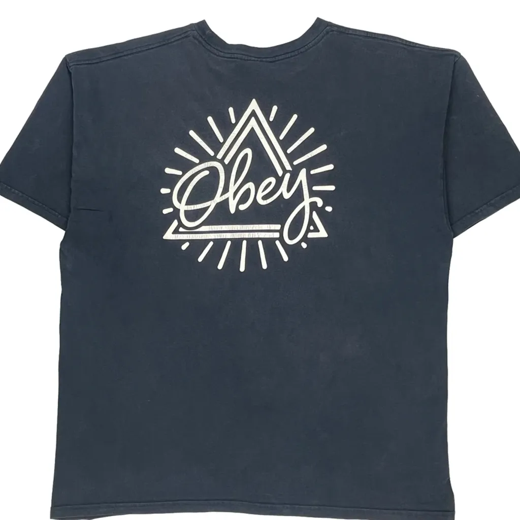 Obey T-Shirt - XL Gray Cotton - Image 6