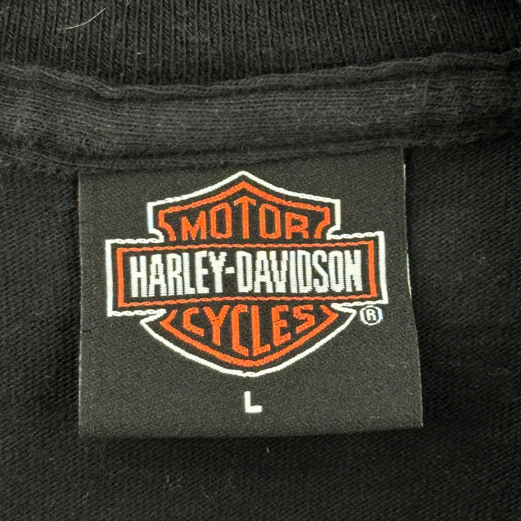 Ocean City, Md Harley Davidson Graphic T-Shirt - Large Black Cotton - Image 3