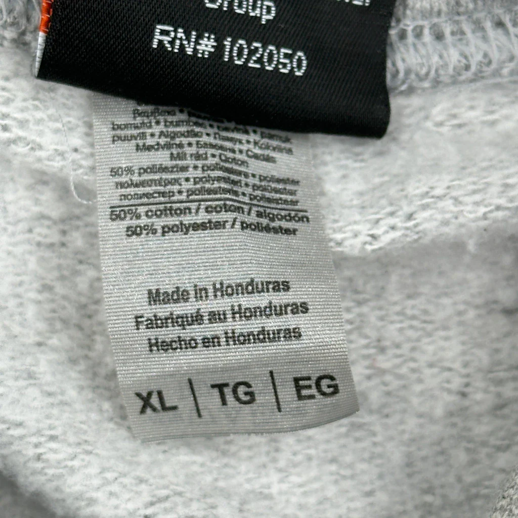 Oconomowoc, Wi Harley Davidson Graphic Hoodie - XL Grey Cotton Blend - Image 4