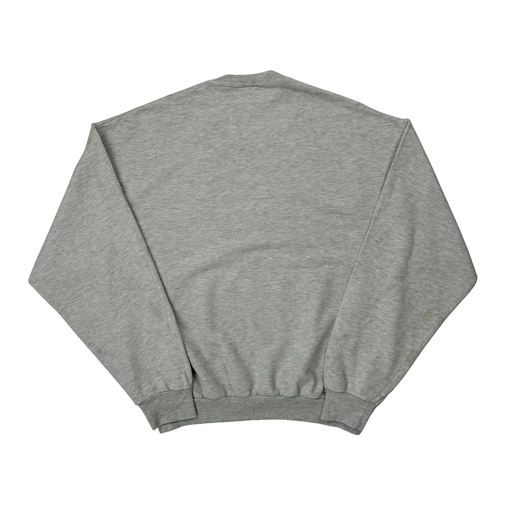 Ohio State Buckeyes Jerzees Football Sweatshirt - Medium Grey Cotton - Image 2