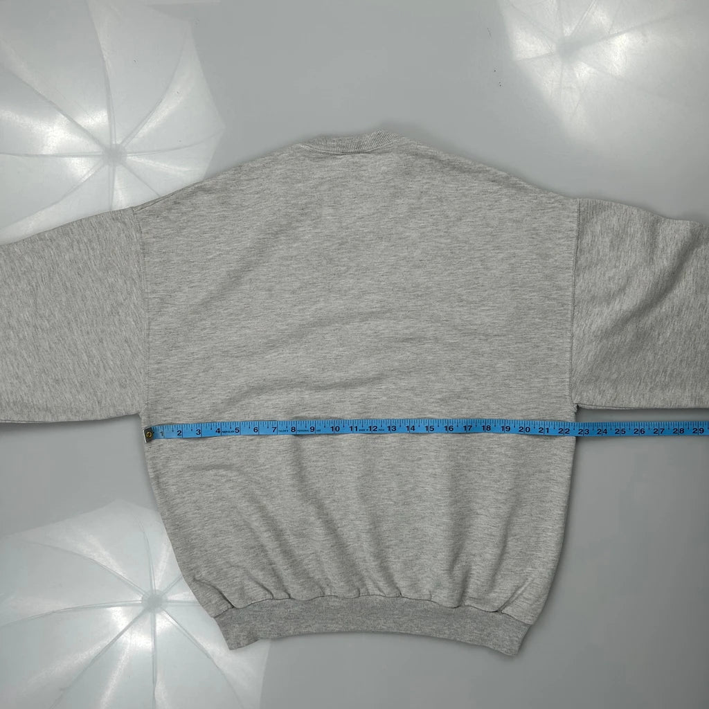 Ohio State Buckeyes Jerzees Football Sweatshirt - Medium Grey Cotton - Image 3