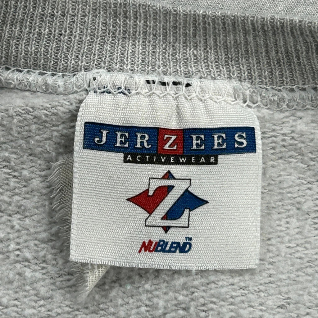 Ohio State Buckeyes Jerzees Football Sweatshirt - Medium Grey Cotton - Image 4