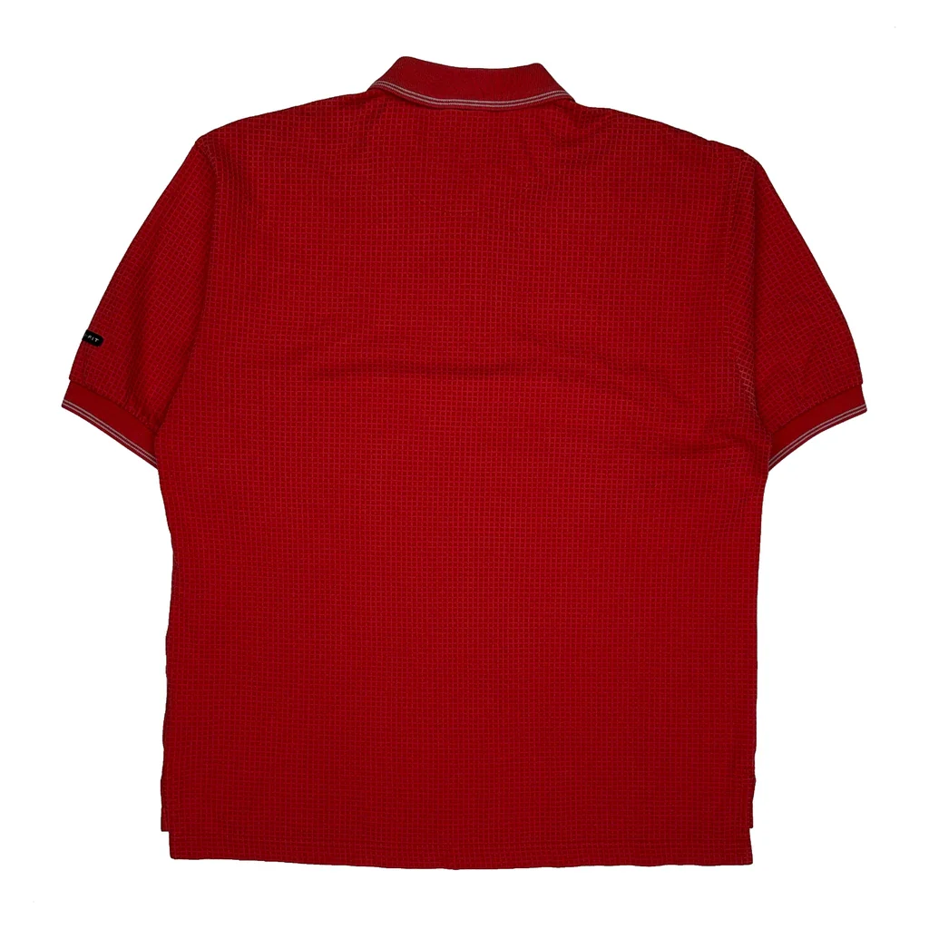 Ohio State Buckeyes Nike Polo Shirt - Medium Red Polyester - Image 2