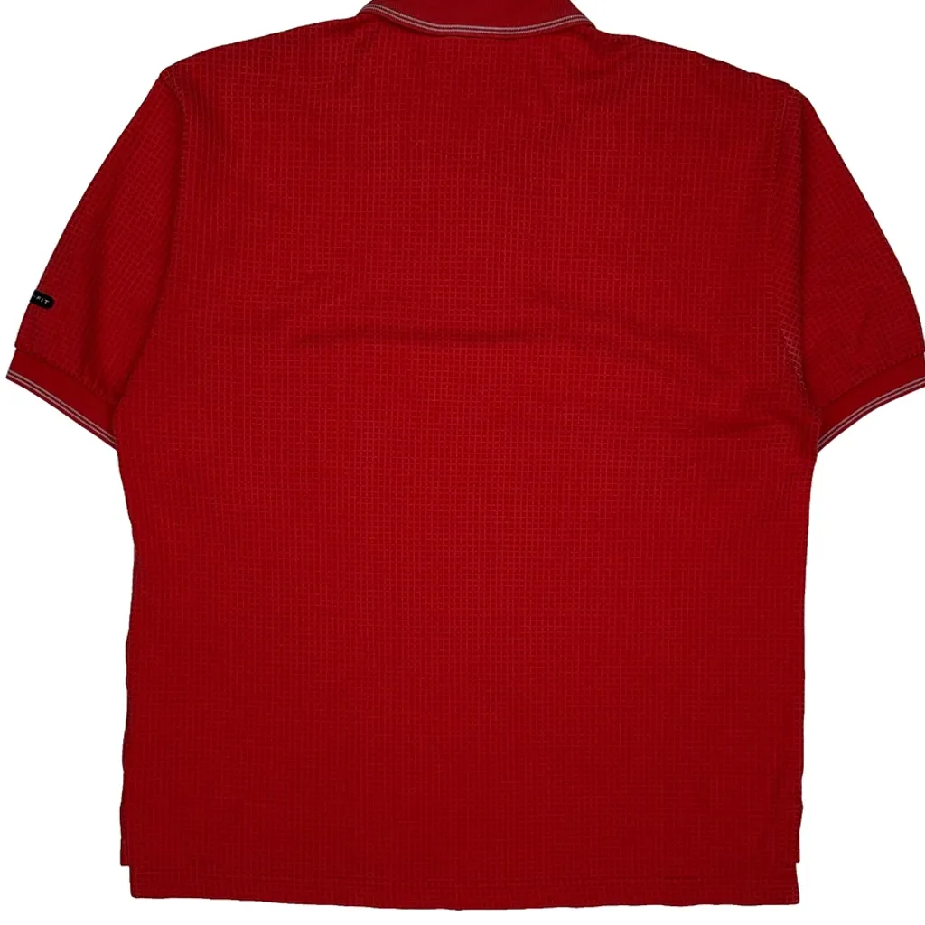 Ohio State Buckeyes Nike Polo Shirt - Medium Red Polyester - Image 6