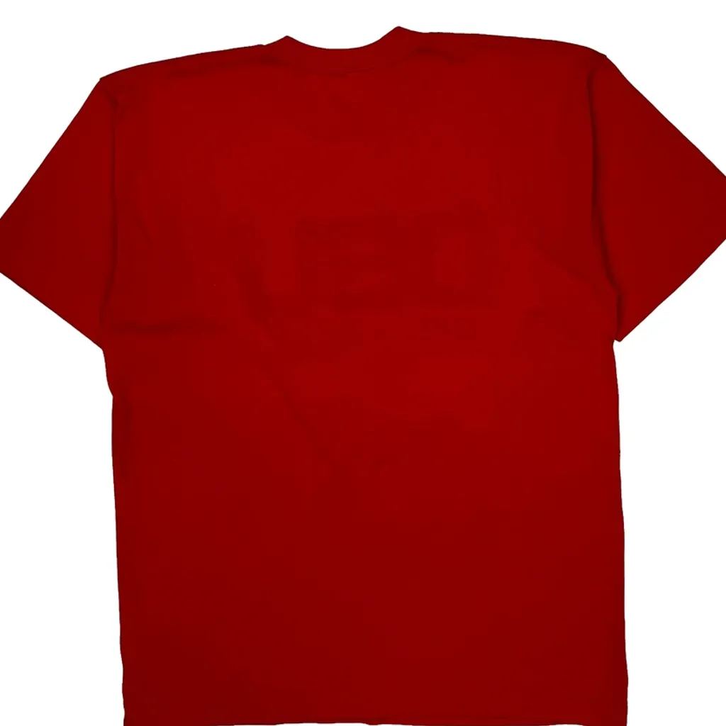 Ohio State Champion Single Stitch T-Shirt - XL Red Cotton Blend - Image 7