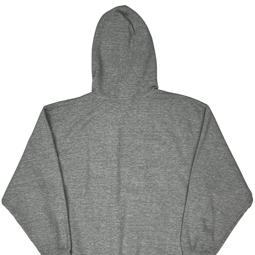 Ohio State Majestic College Hoodie - Large Grey Cotton Blend - Image 6
