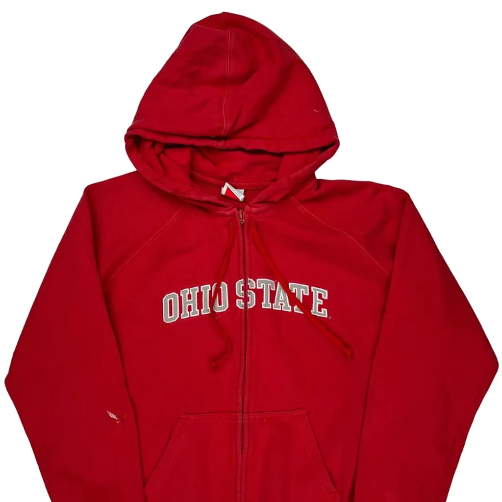 Ohio State Nike College Hoodie - XL Red Cotton - Image 5