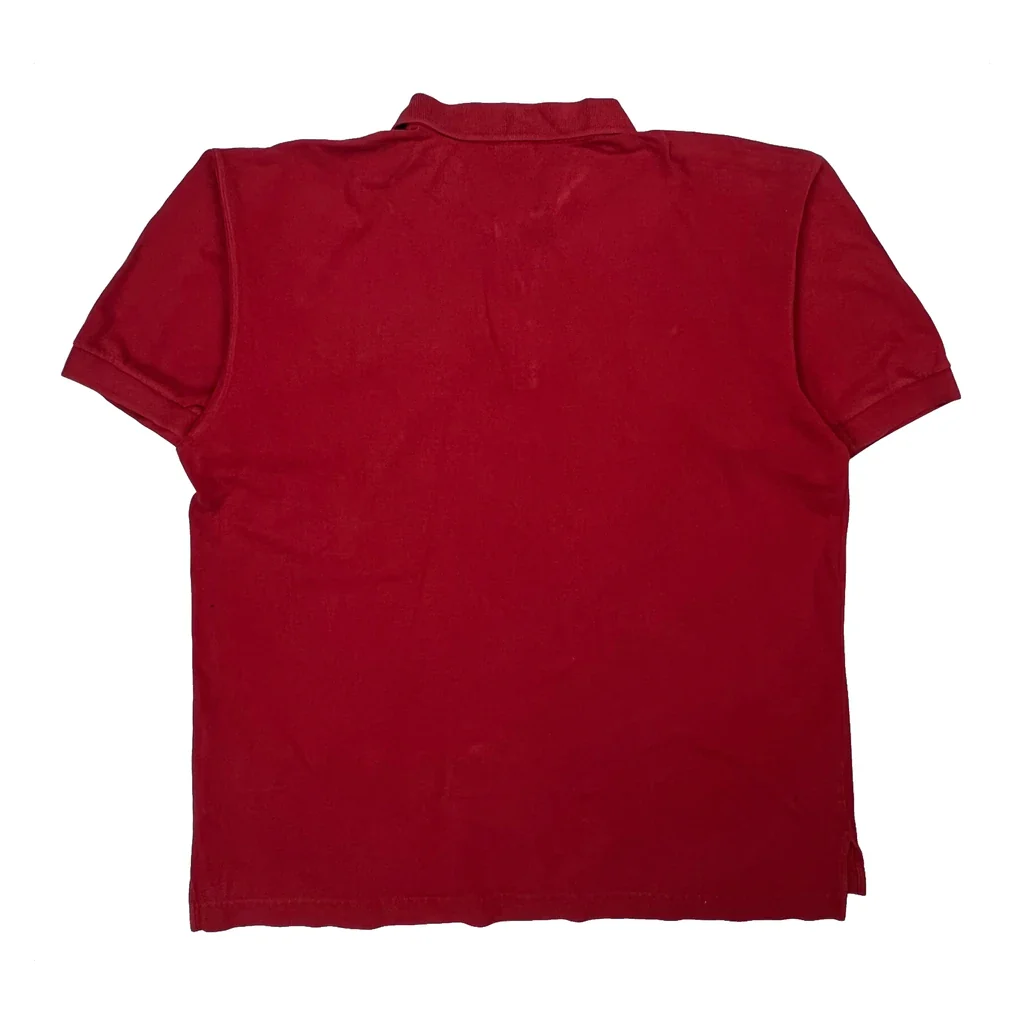 Oklahoma Nike Polo Shirt - Large Red Cotton - Image 2
