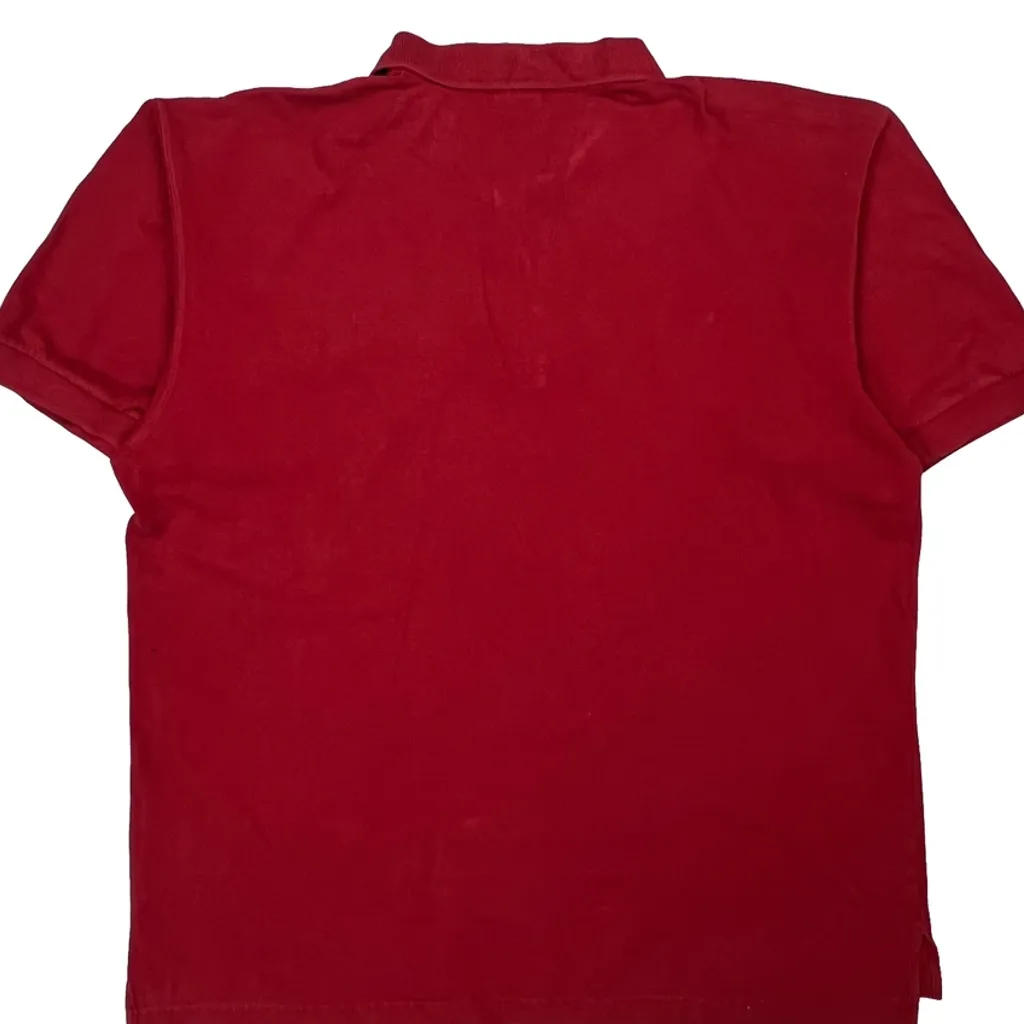 Oklahoma Nike Polo Shirt - Large Red Cotton - Image 6