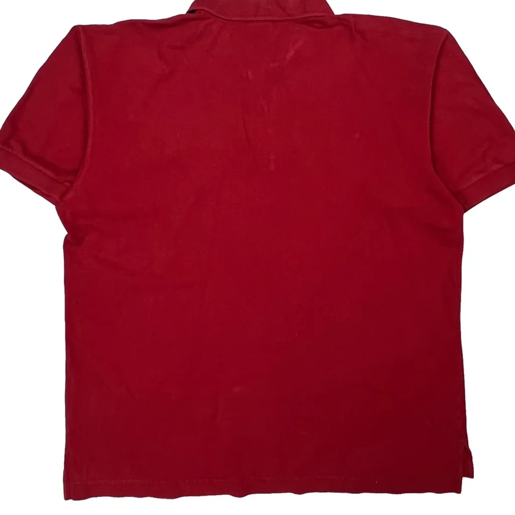 Oklahoma Nike Polo Shirt - Large Red Cotton - Image 7