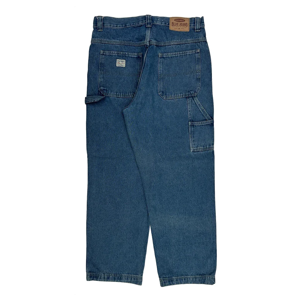 Old Navy Carpenter Jeans - 32W 30L Blue Cotton