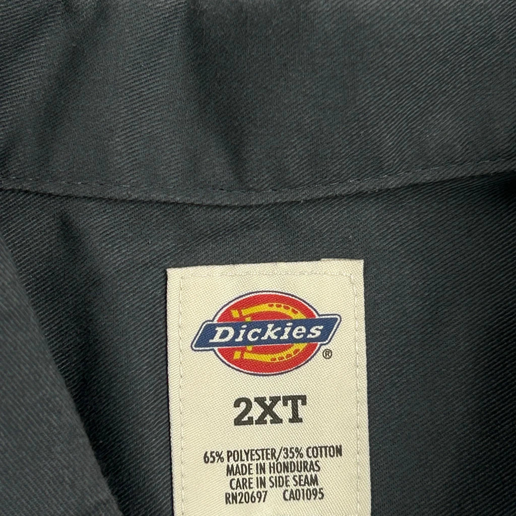 Olympic Warehouse Logistics Dickies Tall Short Sleeve Shirt - 2XL Grey Polyester Blend - Image 3