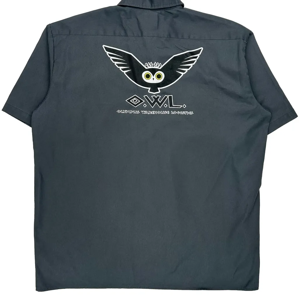 Olympic Warehouse Logistics Dickies Tall Short Sleeve Shirt - 2XL Grey Polyester Blend - Image 7