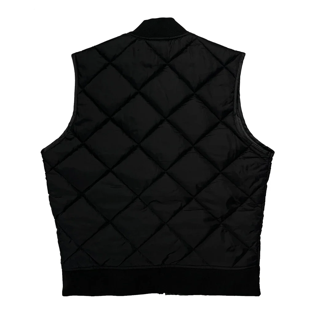 One Nucor Dickies Quilted Puffer Vest - Medium Black Polyester - Image 2