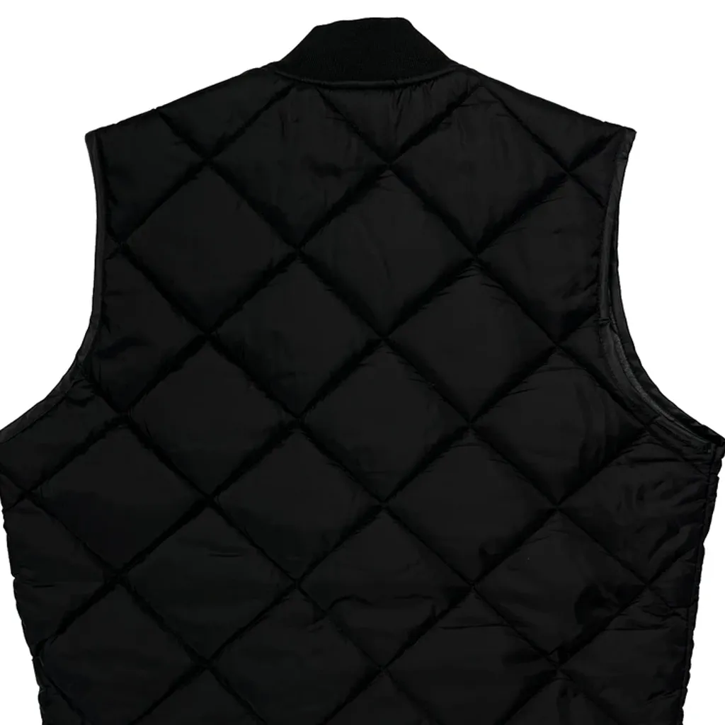 One Nucor Dickies Quilted Puffer Vest - Medium Black Polyester - Image 7