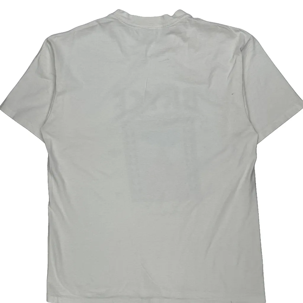 Oneita Graphic T-Shirt - Large White Cotton - Image 6