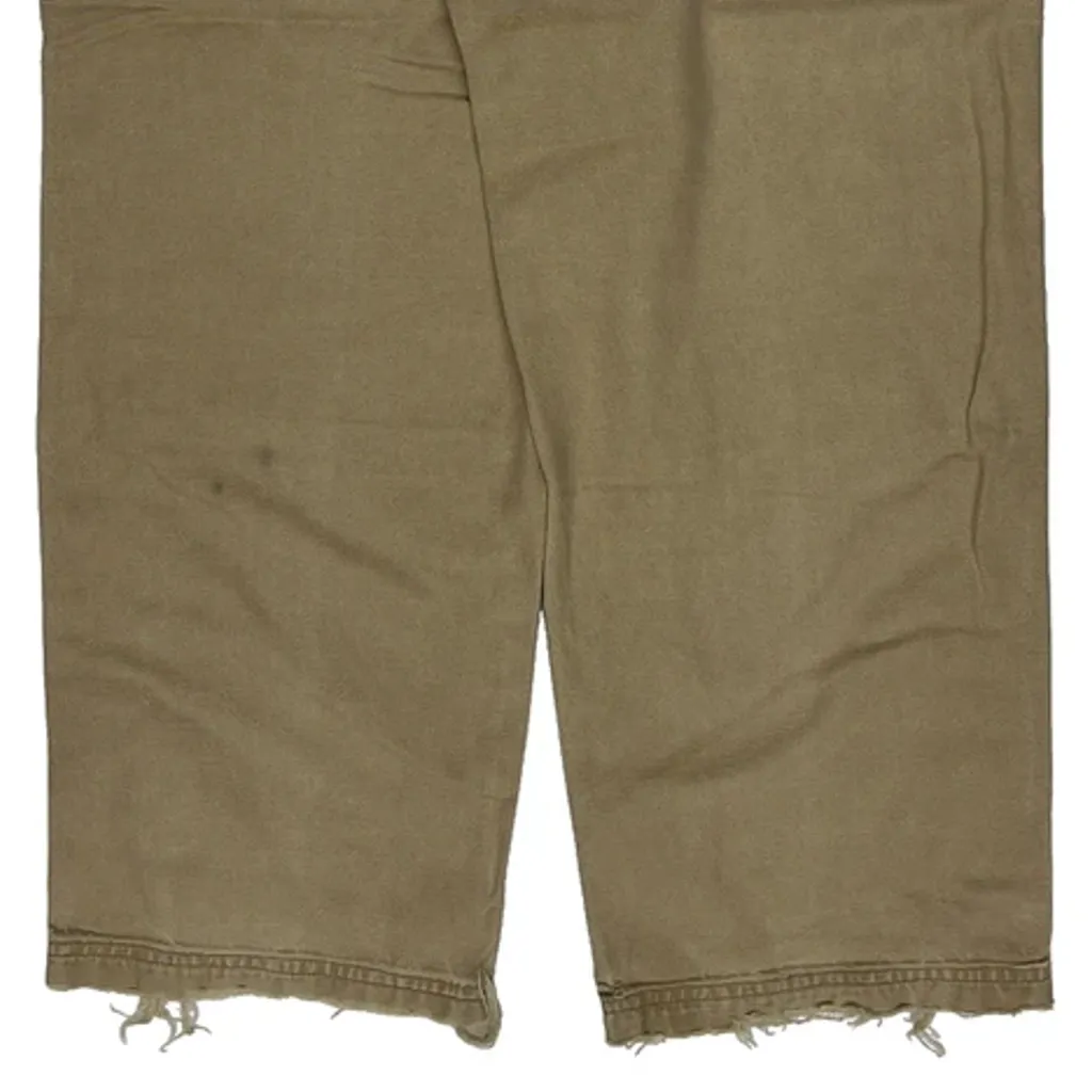 Oobe Double Knee Carpenter Trousers - 29W 30L Beige Cotton - Image 7